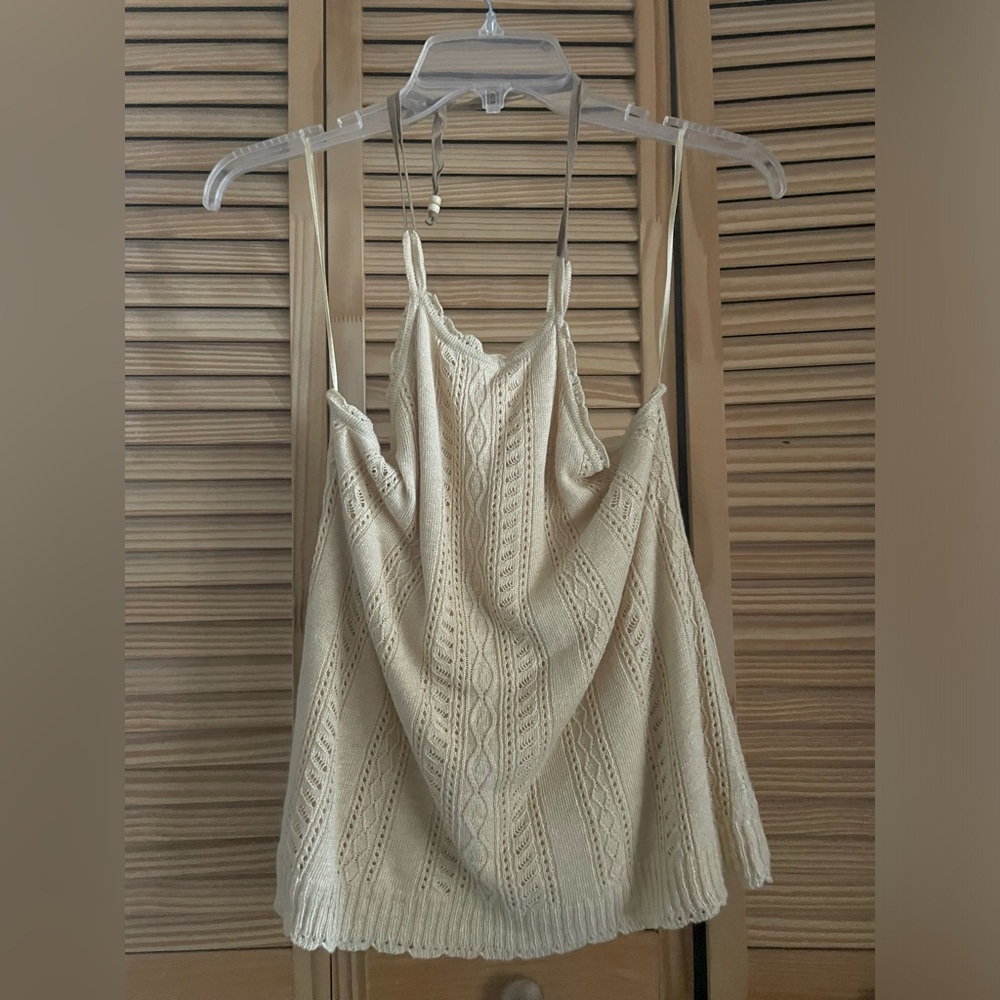 Ralph Lauren Petite beige sleeveless top P/L